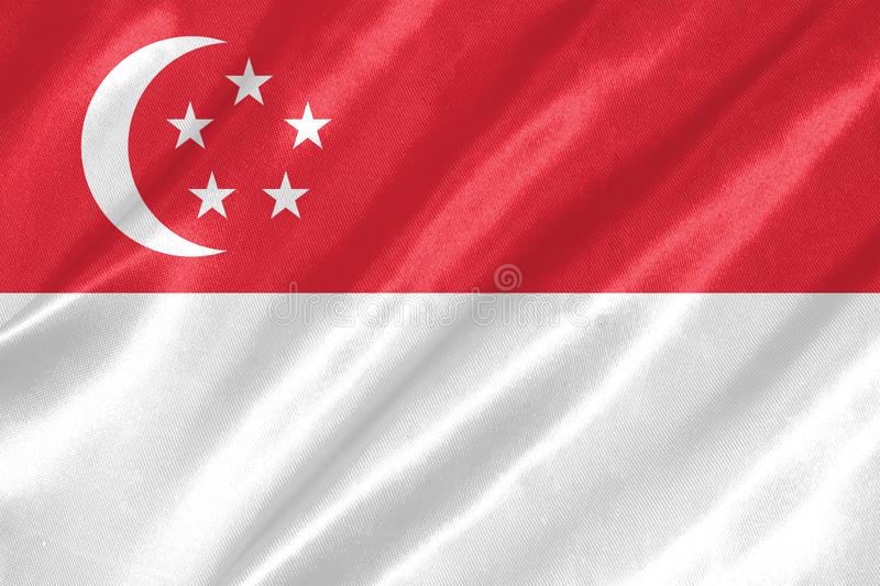 singapore-flag-singapore-flag-waving-satin-texture-137605349